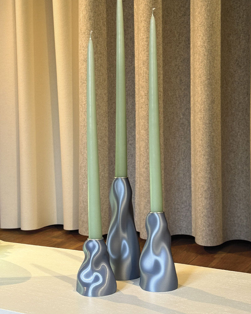 Aqua Candle holder M
