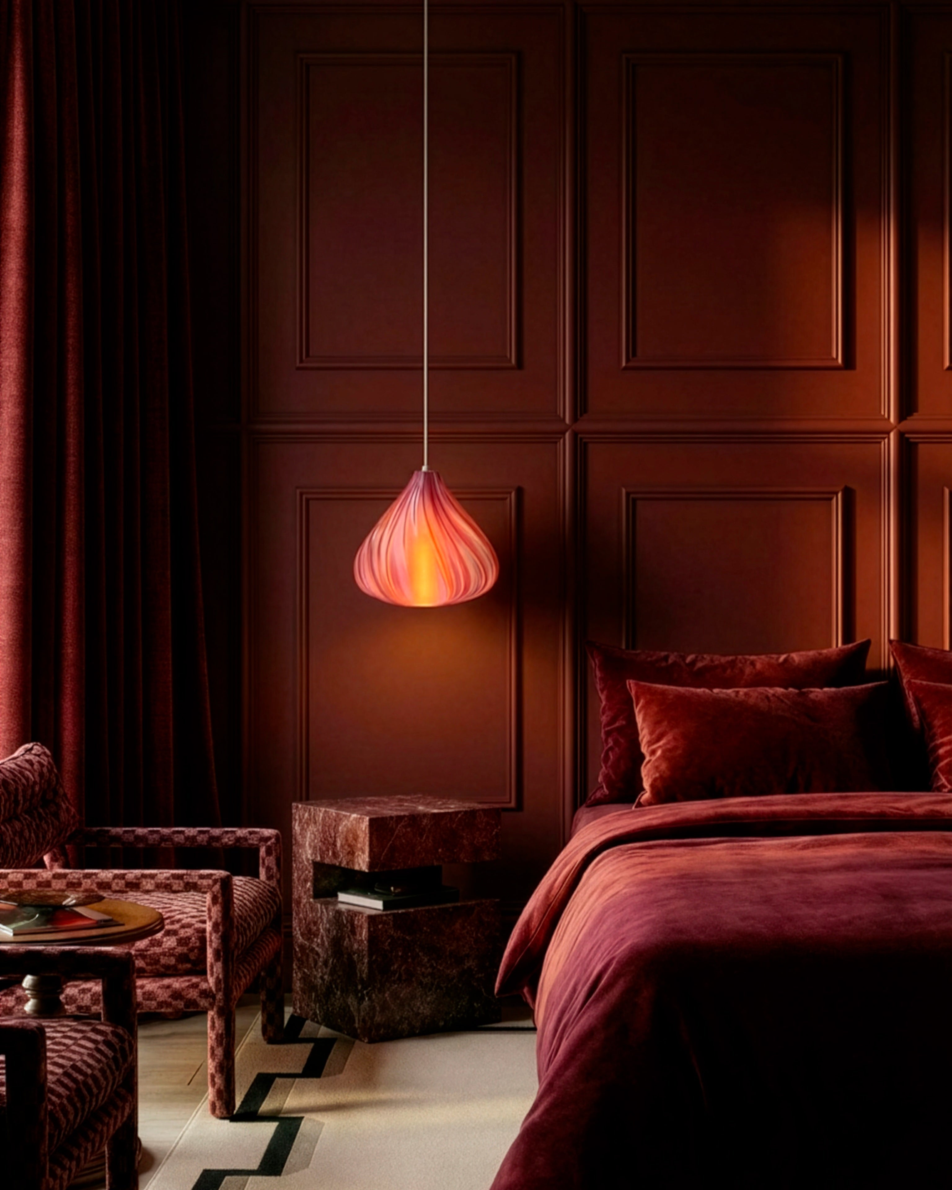 Luminaire Soufflé M - Suspension